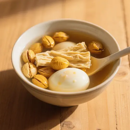 銀杏腐竹蛋糖水